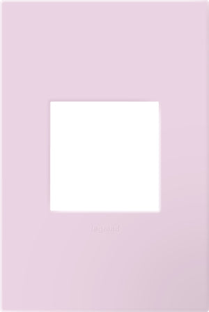 Legrand - AWP1G2RA - One-Gang-Plus Screwless Wall Plate with Microban - adorne - Rosa