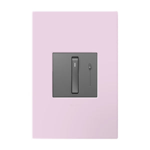 Legrand - AWP1G2RA - One-Gang-Plus Screwless Wall Plate with Microban - adorne - Rosa