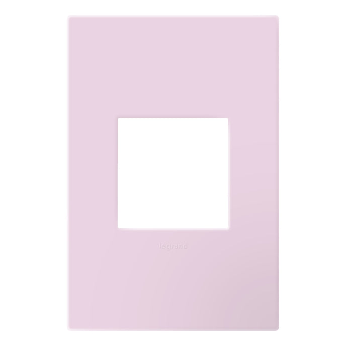 Legrand - AWP1G2RA - One-Gang-Plus Screwless Wall Plate with Microban - adorne - Rosa