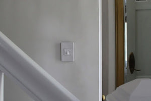 Legrand - AWP1G2WH6 - One-Gang Screwless Wall Plate with Microban - adorne - Gloss White