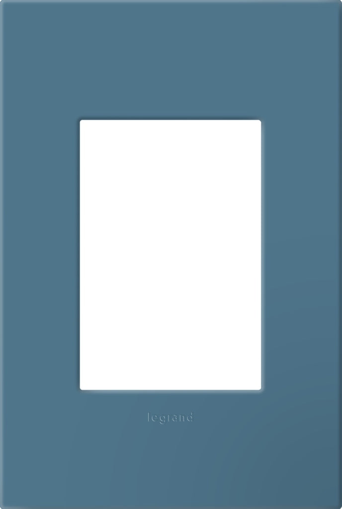 Legrand - AWP1G3MY - One-Gang Screwless Wall Plate with Microban - adorne - Mystic