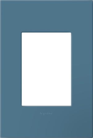 Legrand - AWP1G3MY - One-Gang Screwless Wall Plate with Microban - adorne - Mystic