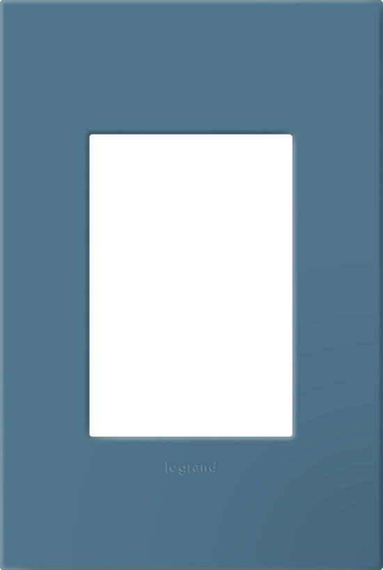 Legrand - AWP1G3MY - One-Gang Screwless Wall Plate with Microban - adorne - Mystic