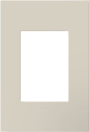 Legrand - AWP1G3OM - One-Gang Screwless Wall Plate with Microban - adorne - Oatmeal