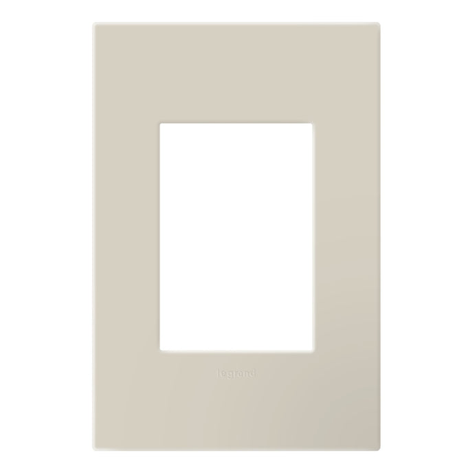 Legrand - AWP1G3OM - One-Gang Screwless Wall Plate with Microban - adorne - Oatmeal