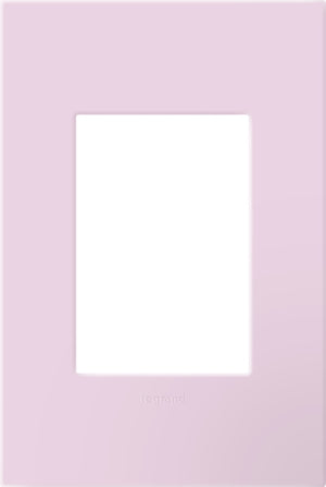 Legrand - AWP1G3RA - One-Gang Screwless Wall Plate with Microban - adorne - Rosa