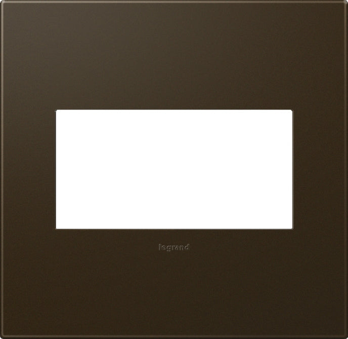 Legrand - AWP2GBR4 - Two-Gang Screwless Wall Plate - adorne - Bronze