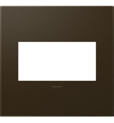 Legrand - AWP2GBR4 - Two-Gang Screwless Wall Plate - adorne - Bronze