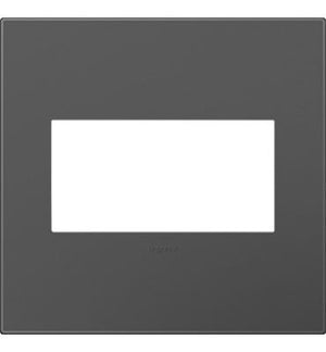 Legrand - AWP2GMG4 - Two-Gang Screwless Wall Plate with Microban - adorne - Magnesium