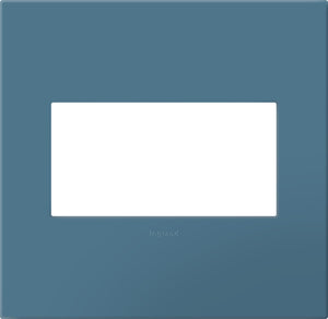 Legrand - AWP2GMY - Two-Gang Screwless Wall Plate with Microban - adorne - Mystic