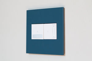 Legrand - AWP2GMY - Two-Gang Screwless Wall Plate with Microban - adorne - Mystic