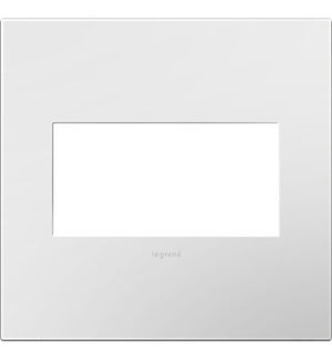 Legrand - AWP2GWH4 - Two-Gang Screwless Wall Plate with Microban - adorne - Gloss White