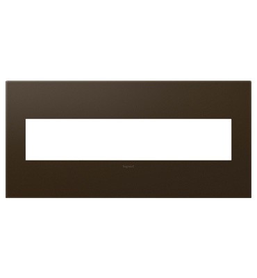 Legrand - AWP5GBR1 - Five-Gang Screwless Wall Plate - adorne - Bronze