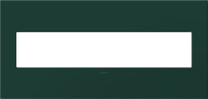 Legrand - AWP5GEG - Five-Gang Screwless Wall Plate with Microban - adorne - Evergreen