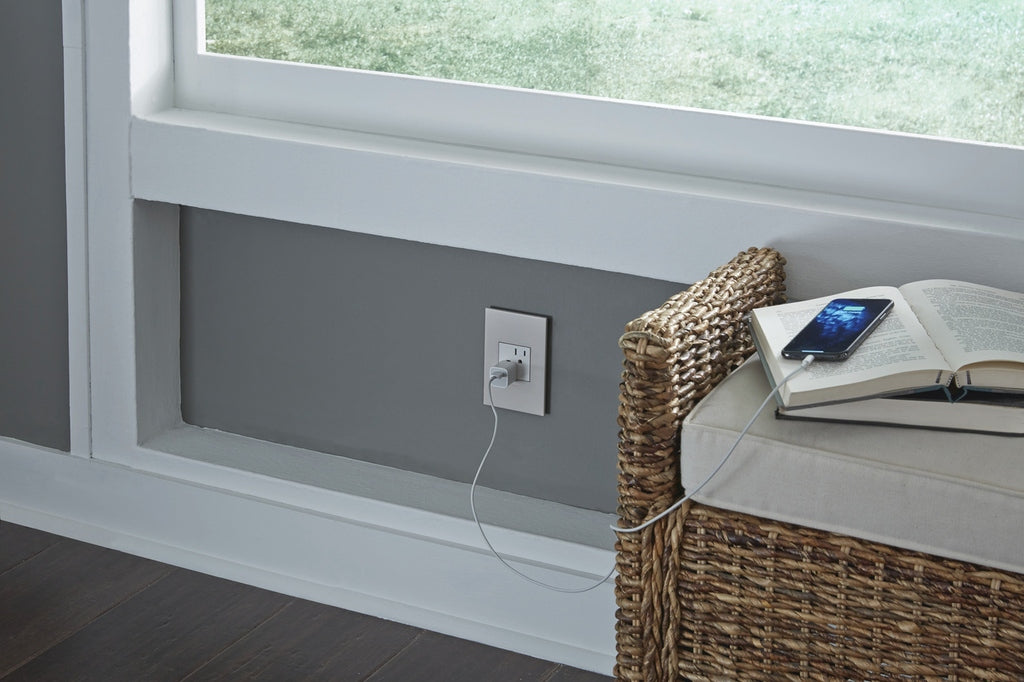 Legrand - AWP5GGG1 - Five-Gang Screwless Wall Plate - adorne - Greige