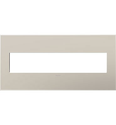Legrand - AWP5GGG1 - Five-Gang Screwless Wall Plate - adorne - Greige