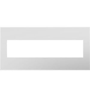 Legrand - AWP5GPW1 - Five-Gang Screwless Wall Plate with Microban - adorne - Powder White