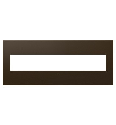 Legrand - AWP6GBR1 - Six-Gang Screwless Wall Plate - adorne - Bronze