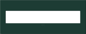 Legrand - AWP6GEG - Six-Gang Screwless Wall Plate with Microban - adorne - Evergreen