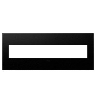 Legrand - AWP6GGR1 - Six-Gang Screwless Wall Plate with Microban - adorne - Graphite