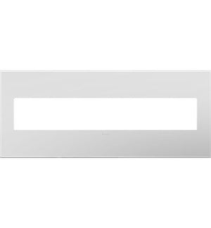 Legrand - AWP6GPW1 - Six-Gang Screwless Wall Plate with Microban - adorne - Powder White