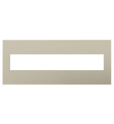 Legrand - AWP6GTM1 - Six-Gang Screwless Wall Plate - adorne - Titanium