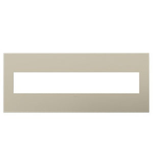 Legrand - AWP6GTM1 - Six-Gang Screwless Wall Plate - adorne - Titanium