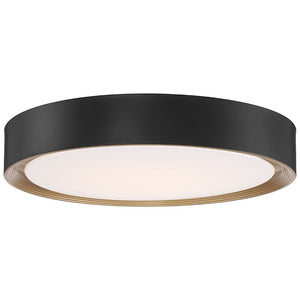 Access - 49971LEDDLP-MBL/ACR - LED Flush Mount - Malaga - Matte Black