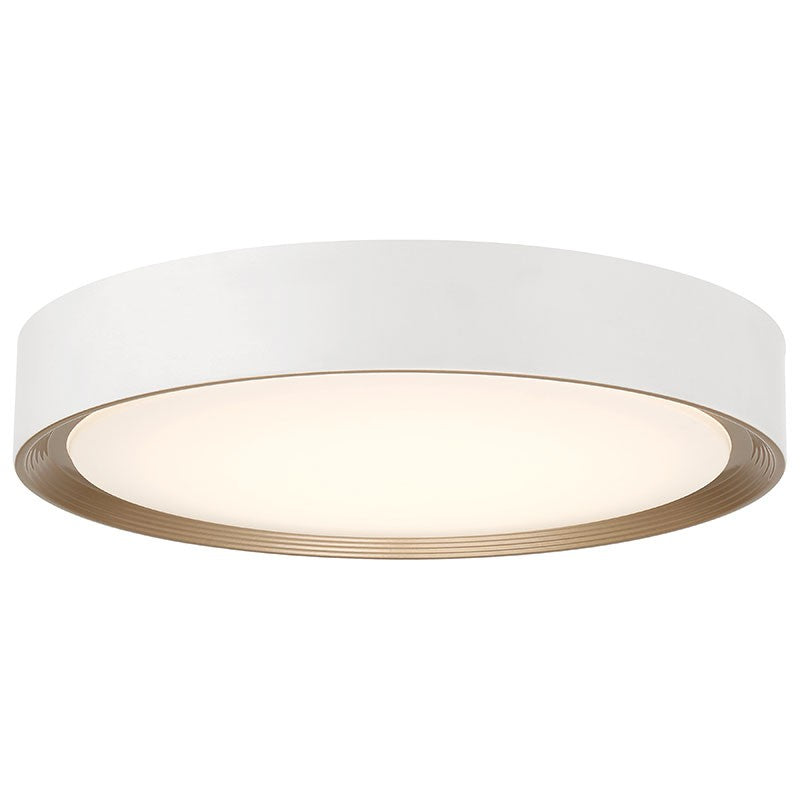 Access - 49972LEDDCS-MWH/ACR - LED Flush Mount - Malaga Color Selectable - Matte White