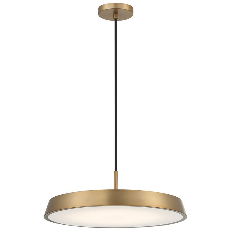 Access - 50977LEDDCS-BG/WHT - LED Pendant - Tallinn - Brushed Gold