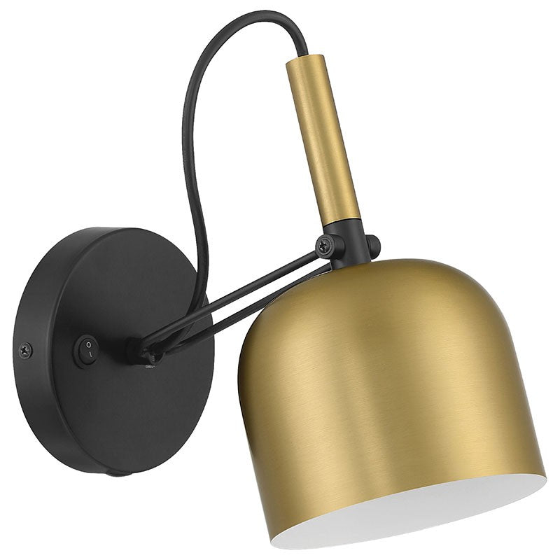 Access - 72018LEDD-AWB - LED Reading Light - Porto - Antique Brushed Brass with Black