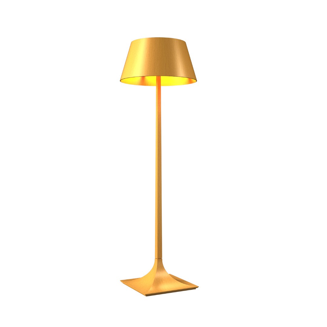 Accord Lighting - 3044.49 - One Light Floor Lamp - Nosltalgia - Organic Gold