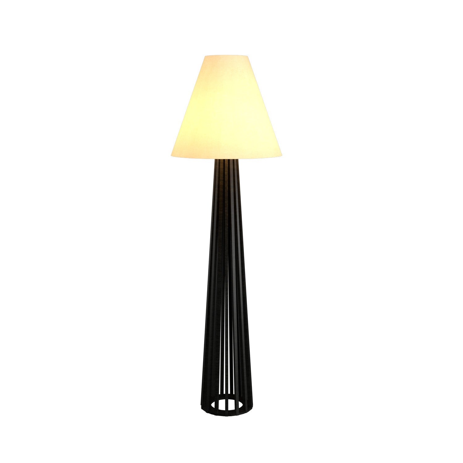 Accord Lighting - 361.46 - One Light Floor Lamp - Slatted - Organic Black