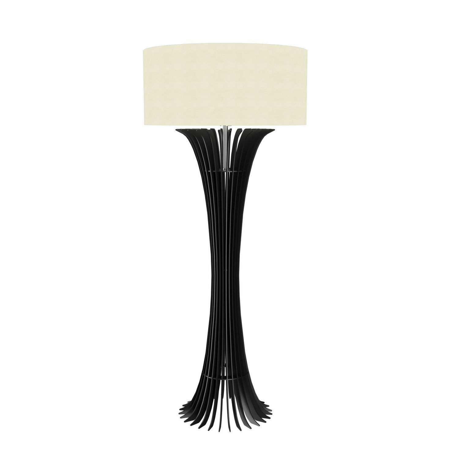 Accord Lighting - 363.46 - One Light Floor Lamp - Stecche di Legno - Organic Black