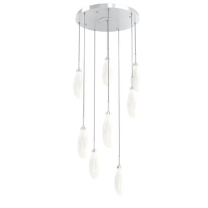 Hammerton Studio - CHB0071-08-CS-WL-C01-L3 - LED Pendant - Fiori - Classic Silver