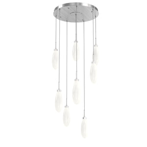 Hammerton Studio - CHB0071-08-SN-WL-C01-L3 - LED Pendant - Fiori - Satin Nickel