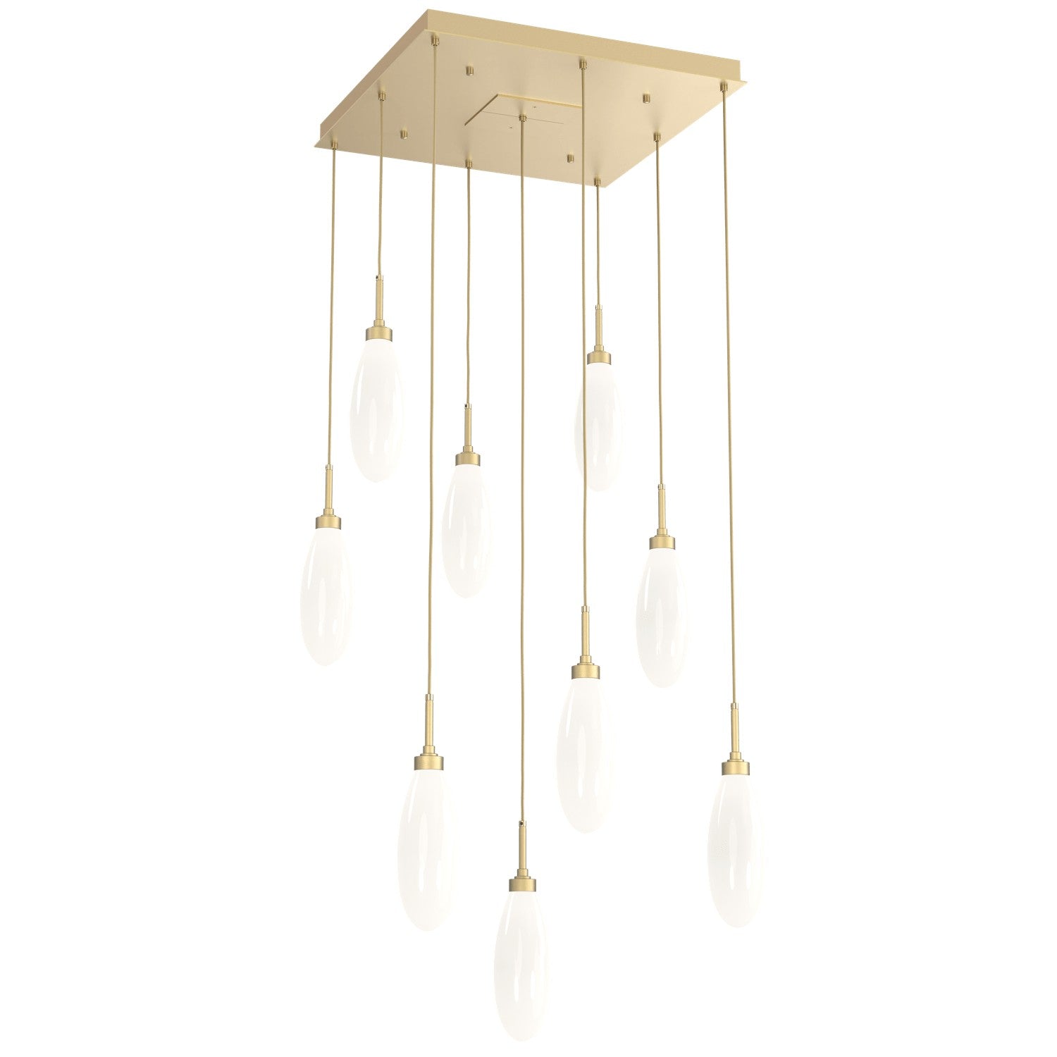 Hammerton Studio - CHB0071-09-GB-WL-C01-L3 - LED Pendant - Fiori - Gilded Brass