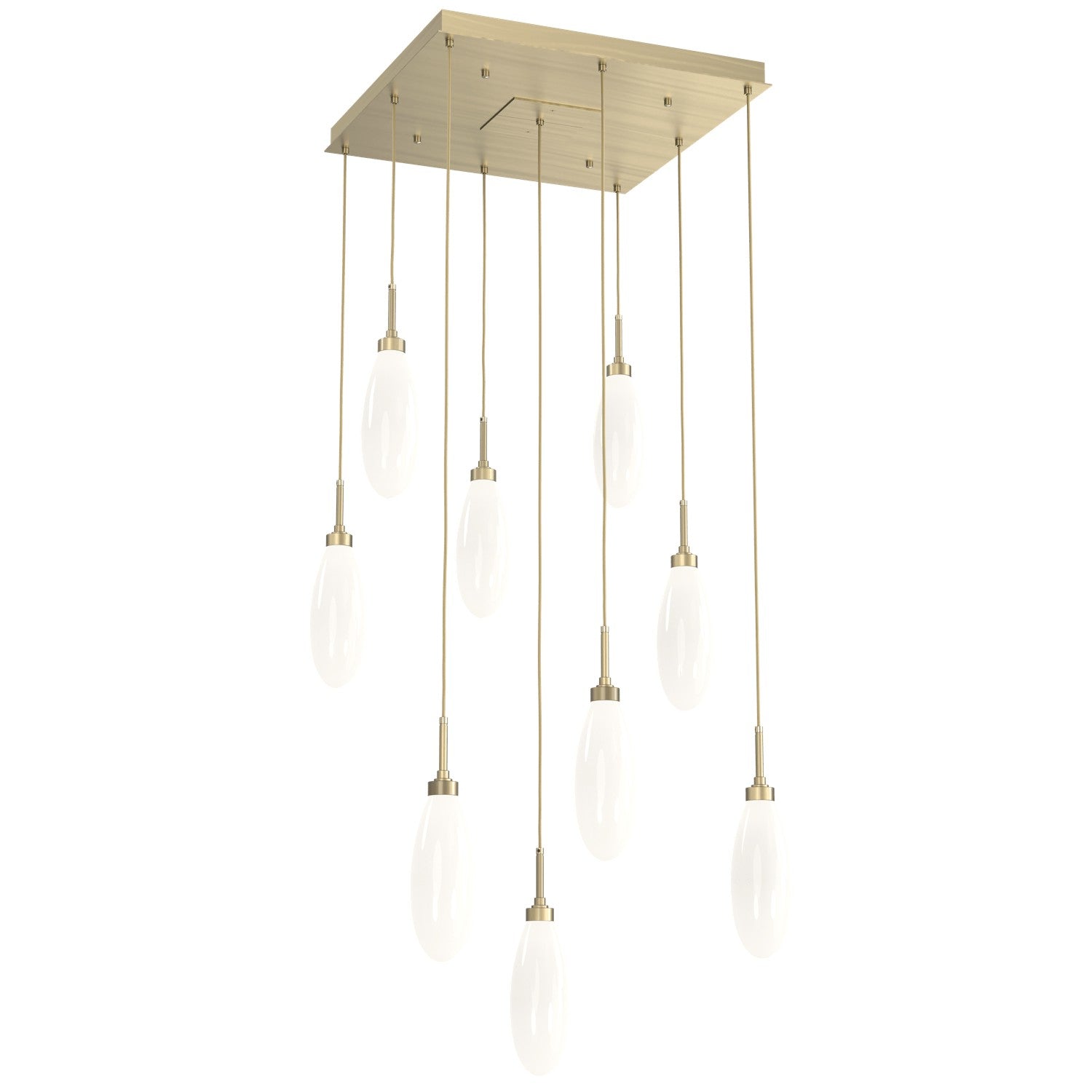 Hammerton Studio - CHB0071-09-HB-WL-C01-L3 - LED Pendant - Fiori - Heritage Brass