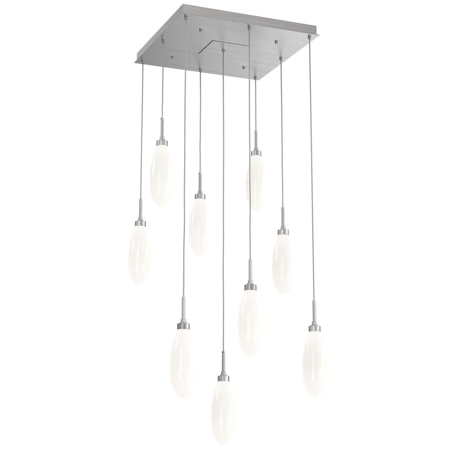 Hammerton Studio - CHB0071-09-SN-WL-C01-L3 - LED Pendant - Fiori - Satin Nickel