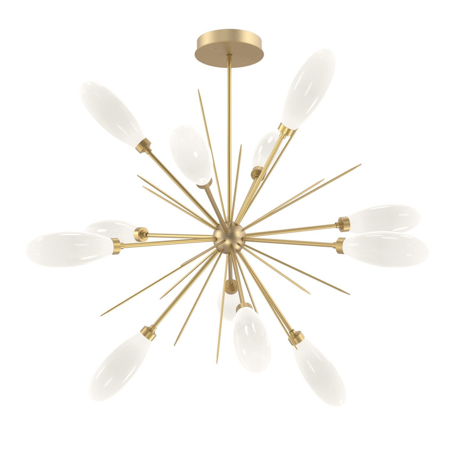 Hammerton Studio - CHB0071-0B-GB-WL-001-L3 - LED Chandelier - Fiori - Gilded Brass