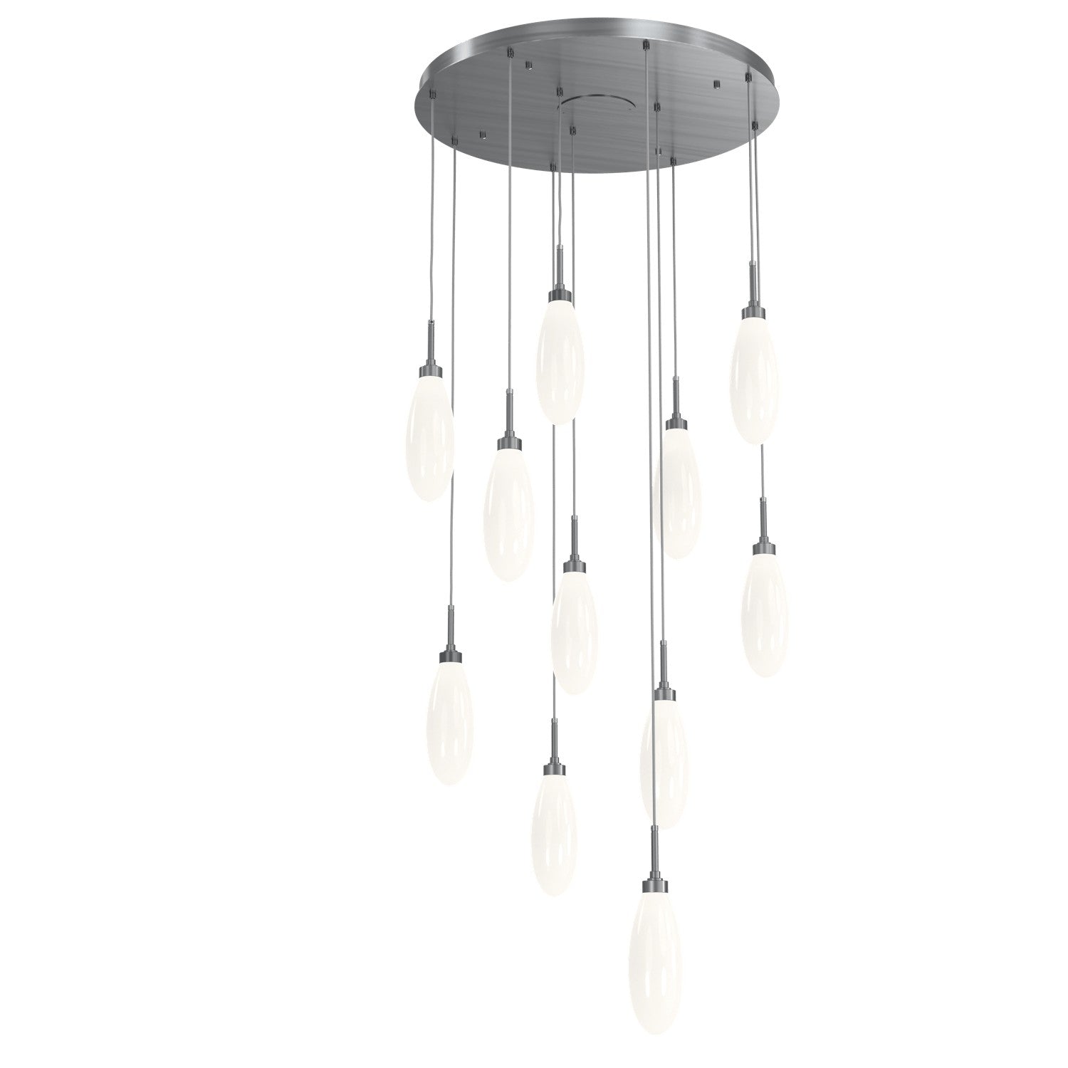 Hammerton Studio - CHB0071-11-GM-WL-C01-L3 - LED Pendant - Fiori - Gunmetal