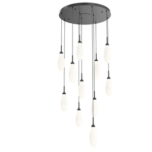 Hammerton Studio - CHB0071-11-MB-WL-C01-L3 - LED Pendant - Fiori - Matte Black