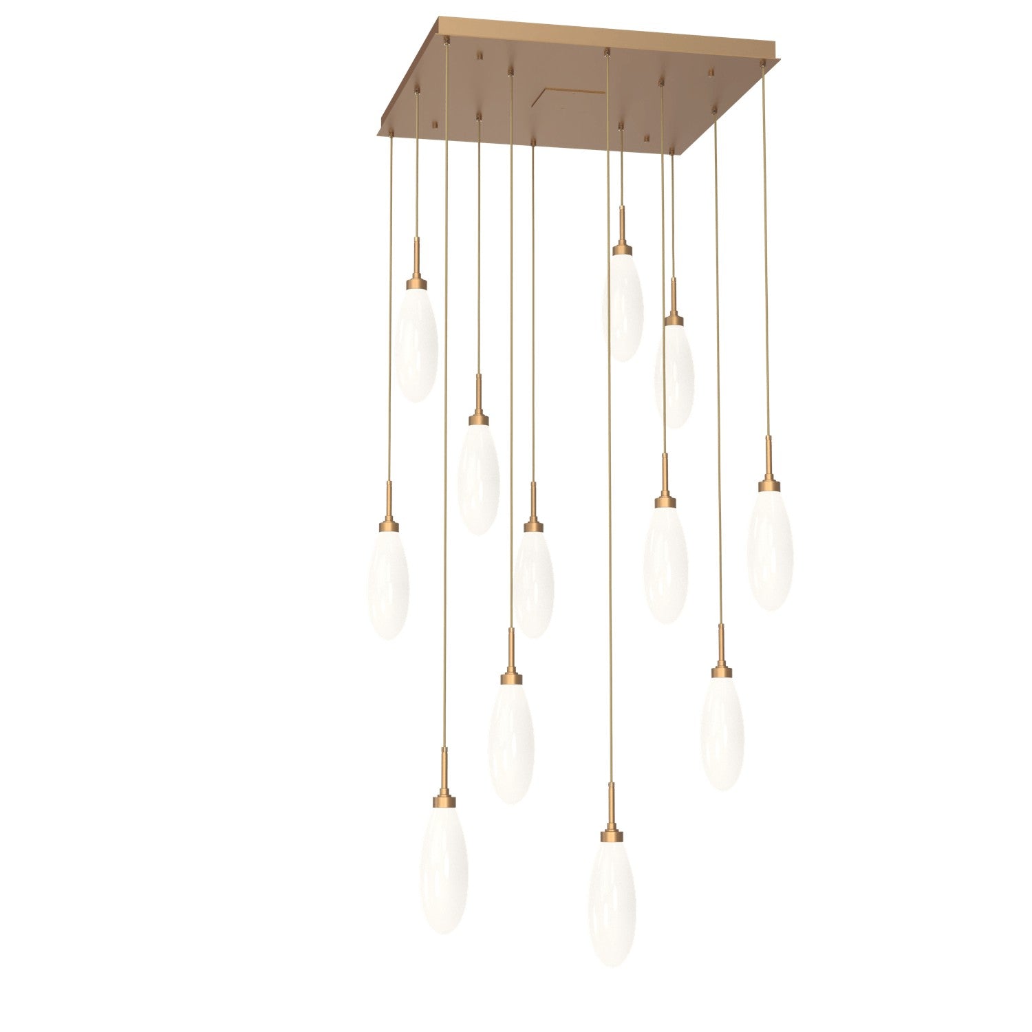 Hammerton Studio - CHB0071-12-NB-WL-C01-L3 - LED Pendant - Fiori - Novel Brass