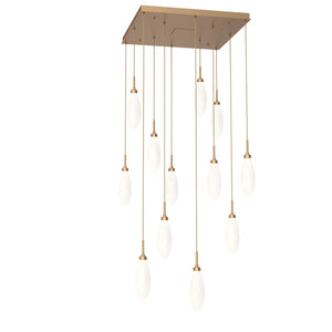 Hammerton Studio - CHB0071-12-NB-WL-C01-L3 - LED Pendant - Fiori - Novel Brass