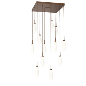 Hammerton Studio - CHB0071-12-RB-WL-C01-L3 - LED Pendant - Fiori - Oil Rubbed Bronze