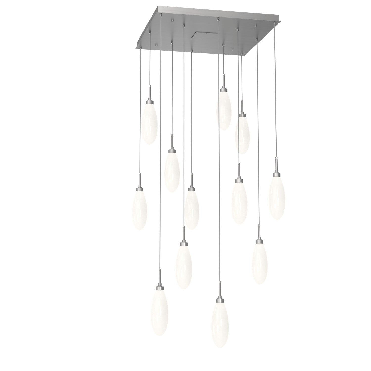 Hammerton Studio - CHB0071-12-SN-WL-C01-L3 - LED Pendant - Fiori - Satin Nickel