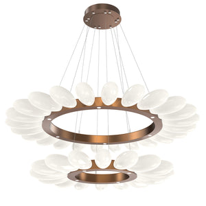 Hammerton Studio - CHB0071-2T-BB-WL-CA1-L3 - LED Chandelier - Fiori - Burnished Bronze