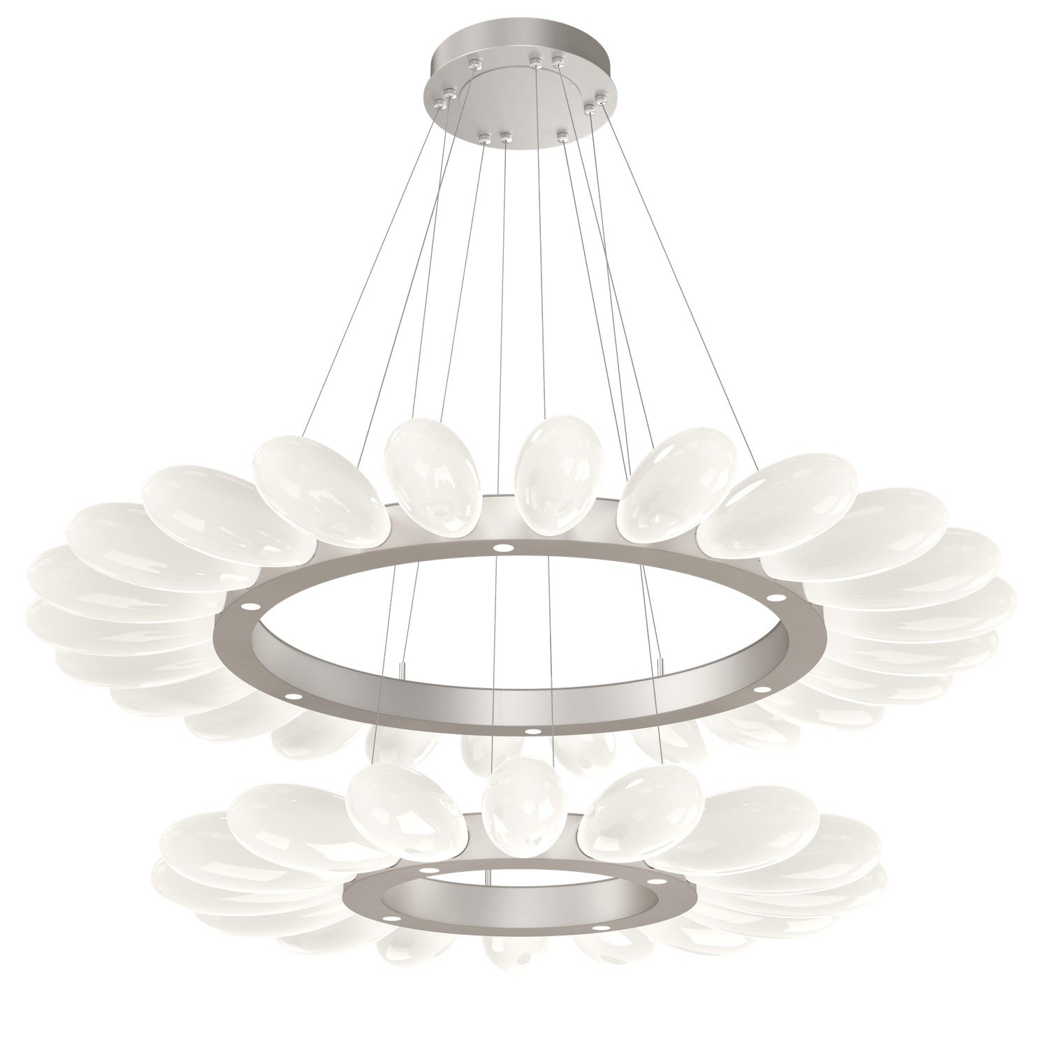 Hammerton Studio - CHB0071-2T-BS-WL-CA1-L3 - LED Chandelier - Fiori - Beige Silver