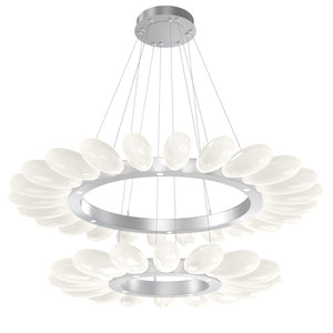 Hammerton Studio - CHB0071-2T-CS-WL-CA1-L3 - LED Chandelier - Fiori - Classic Silver