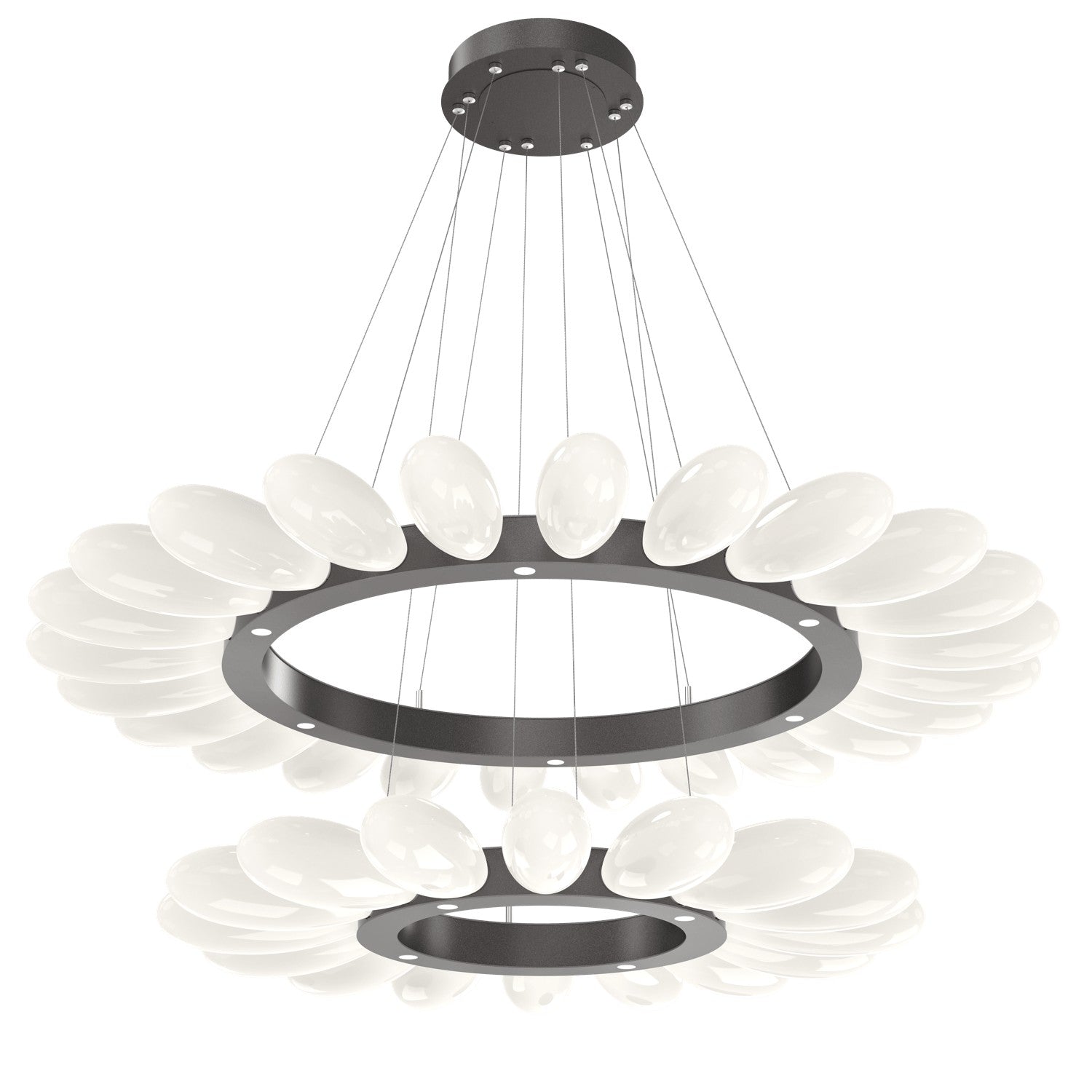 Hammerton Studio - CHB0071-2T-GP-WL-CA1-L3 - LED Chandelier - Fiori - Graphite